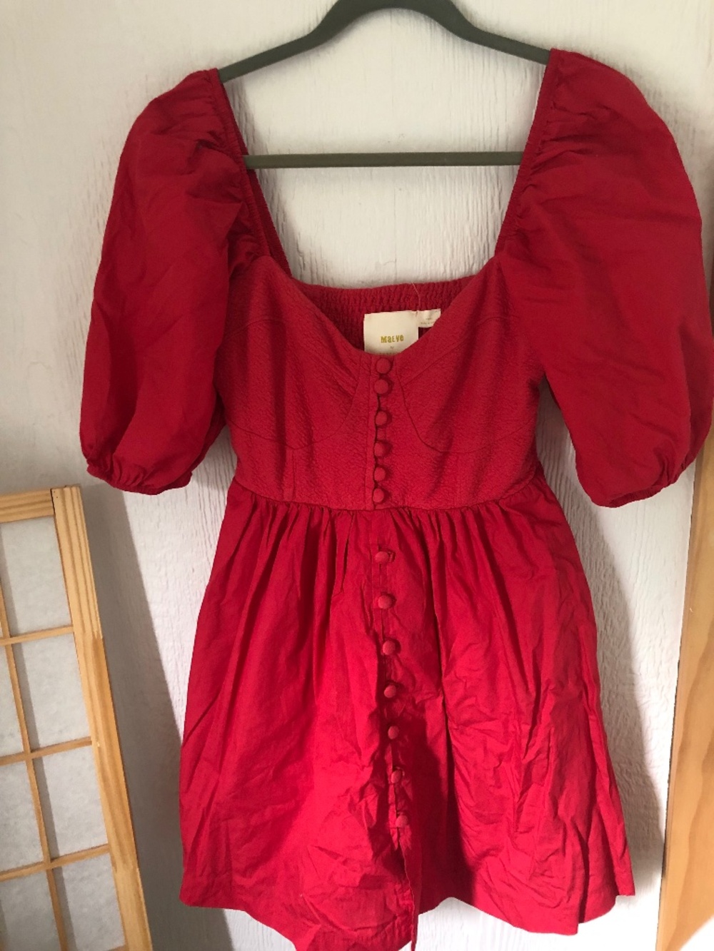 Maeve by Anthropologie Red Dress Size Small